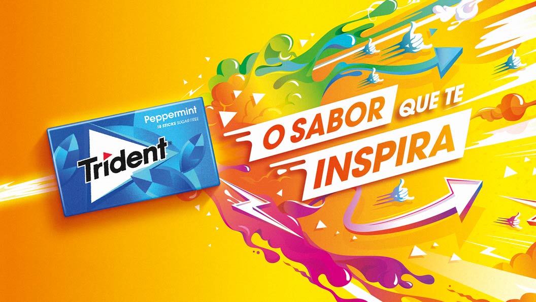 Trident o sabor que te inspira Brand Awareness Portugal